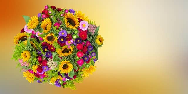 ramo de girasoles para el día de la madre